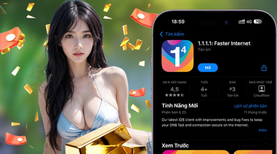 Hình ảnh quảng cáo của hot789 hiển thị nền tảng và các lợi ích