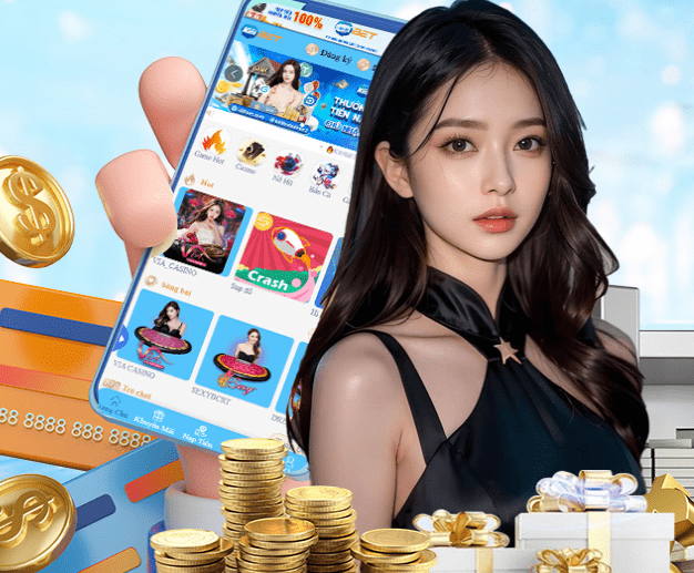 Hình ảnh quảng cáo của hot789 hiển thị nền tảng và các lợi ích